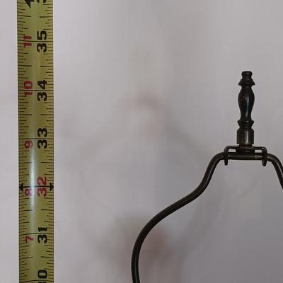 LOT 6: Vintage Pottery and Metal Lamps