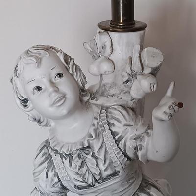 LOT 6: Vintage Pottery and Metal Lamps