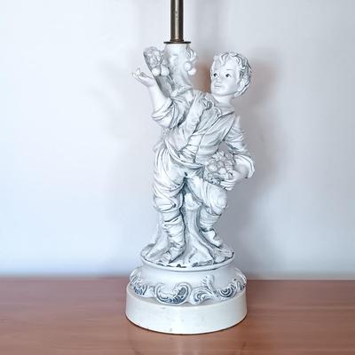 LOT 6: Vintage Pottery and Metal Lamps