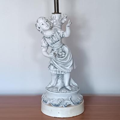 LOT 6: Vintage Pottery and Metal Lamps