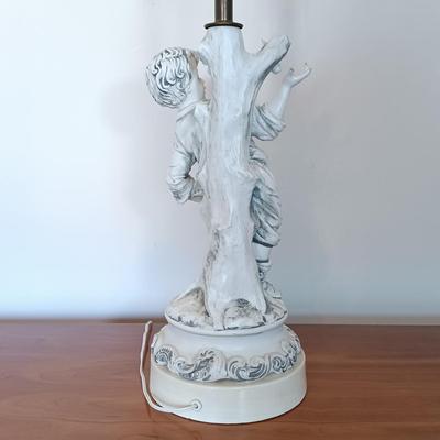 LOT 6: Vintage Pottery and Metal Lamps