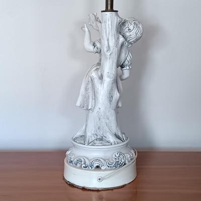 LOT 6: Vintage Pottery and Metal Lamps