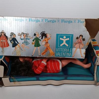 LOT 35: Ellanee A Little Girl's Delight Doll Set & Furga Vittoria Doll