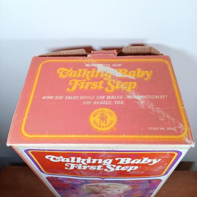 LOT 36: Mattel 1967 Talking Baby First Step Doll