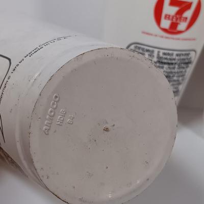 LOT 45: Seven Eleven Amoco 1970s Marvel Comics Cups with Contemporary Spiderman Comics