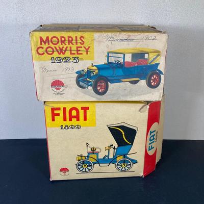 LOT 55: Collection of Nacoral Toy Cars with Original Boxes - Fiat, Ford, Mercedes & Morris Cowley