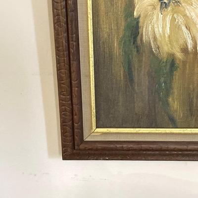 LOT 58: Vintage / MCM Framed and Signed Oil Painting