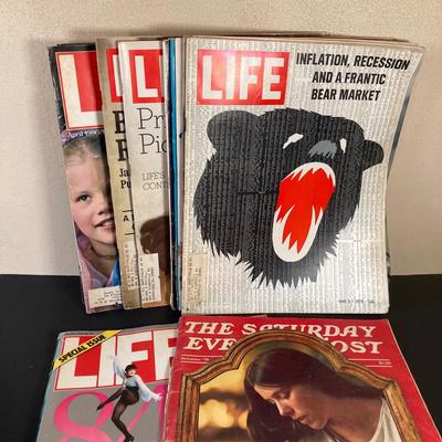 LOT 59: Collection of Vintage Life / The Saturday Evening Post Magazines