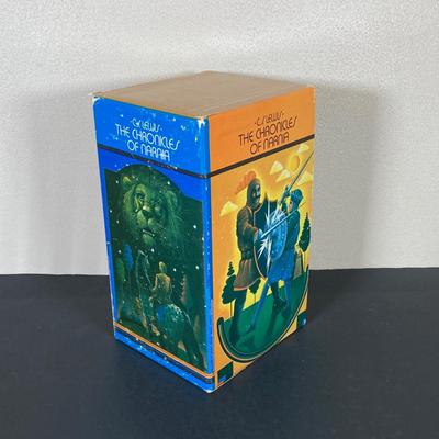 LOT 66: Vintage Collection - Girl Scout Apparel, Accessories, Patches with The Chronicles of Narnia and Nancy Drew Books