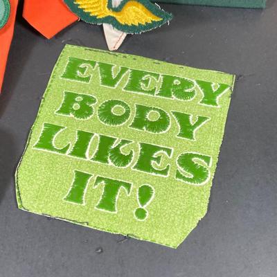 LOT 66: Vintage Collection - Girl Scout Apparel, Accessories, Patches with The Chronicles of Narnia and Nancy Drew Books