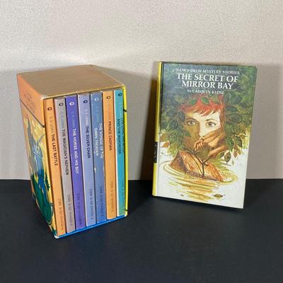 LOT 66: Vintage Collection - Girl Scout Apparel, Accessories, Patches with The Chronicles of Narnia and Nancy Drew Books