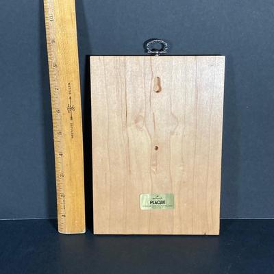 LOT 71: Vintage Collection - Sewing Notions, Cast Iron Trivet, Wall Plaque and Crystal / Milk Glass Bud Vases