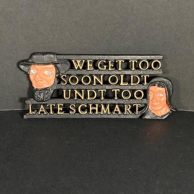 LOT 71: Vintage Collection - Sewing Notions, Cast Iron Trivet, Wall Plaque and Crystal / Milk Glass Bud Vases