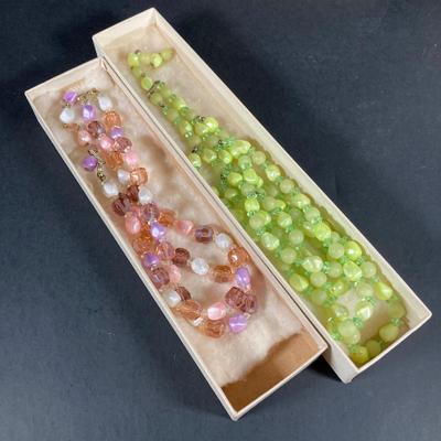 LOT 73: Vintage Jewelry and Accessories - Deltah Gold Plated Pearl Necklace, Cascade Gold Plated Abalone Necklace, Earrings, Wallets,...