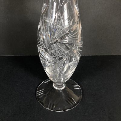 LOT 75: Beautiful Crystal Collection - L.E. Stelle Crystal Candy Dish, Price Imports Bleikristall Vase and More