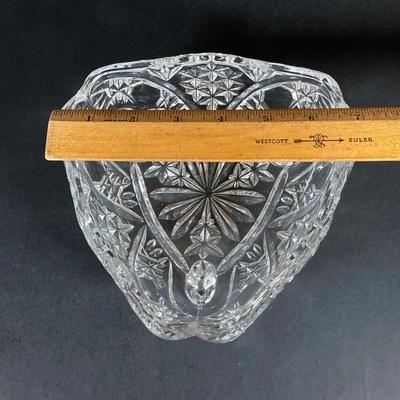 LOT 75: Beautiful Crystal Collection - L.E. Stelle Crystal Candy Dish, Price Imports Bleikristall Vase and More