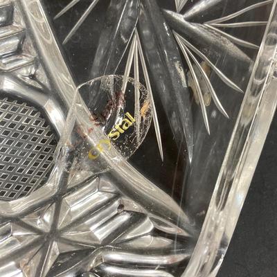 LOT 75: Beautiful Crystal Collection - L.E. Stelle Crystal Candy Dish, Price Imports Bleikristall Vase and More