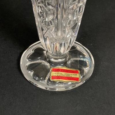 LOT 75: Beautiful Crystal Collection - L.E. Stelle Crystal Candy Dish, Price Imports Bleikristall Vase and More