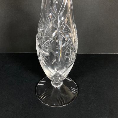 LOT 75: Beautiful Crystal Collection - L.E. Stelle Crystal Candy Dish, Price Imports Bleikristall Vase and More