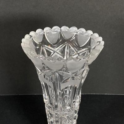 LOT 75: Beautiful Crystal Collection - L.E. Stelle Crystal Candy Dish, Price Imports Bleikristall Vase and More
