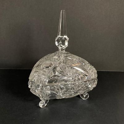 LOT 75: Beautiful Crystal Collection - L.E. Stelle Crystal Candy Dish, Price Imports Bleikristall Vase and More