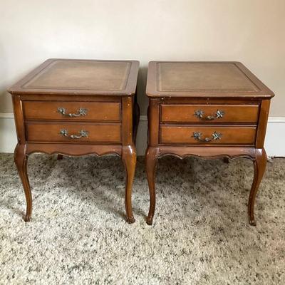 LOT 78: Pair of Wooden Side / End Tables