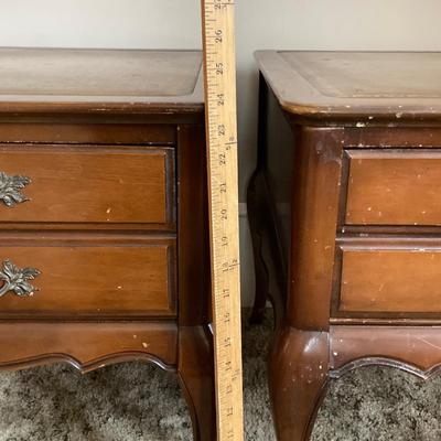 LOT 78: Pair of Wooden Side / End Tables