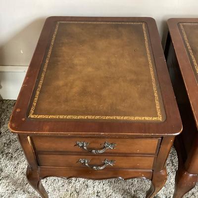 LOT 78: Pair of Wooden Side / End Tables