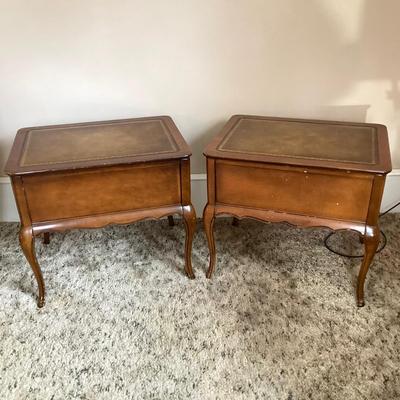 LOT 78: Pair of Wooden Side / End Tables