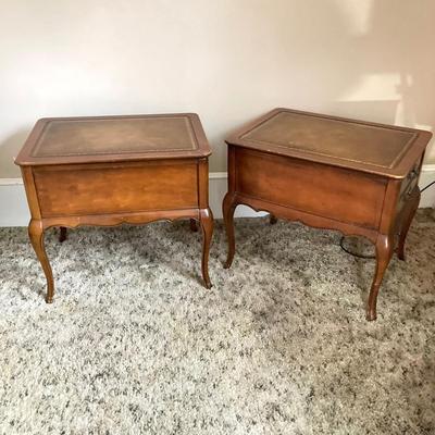 LOT 78: Pair of Wooden Side / End Tables