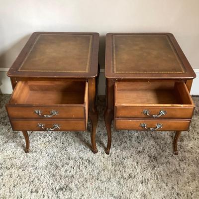 LOT 78: Pair of Wooden Side / End Tables