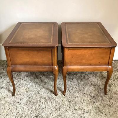 LOT 78: Pair of Wooden Side / End Tables