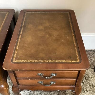 LOT 78: Pair of Wooden Side / End Tables