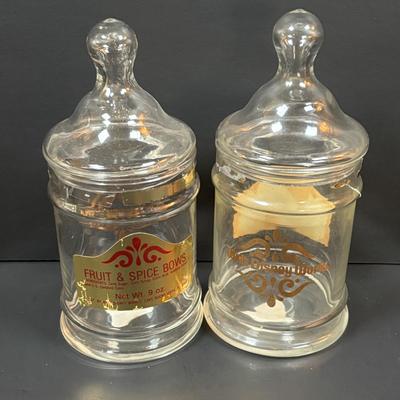 LOT 82: Vintage Florida Souvenirs: "The Sunshine State" Juice Glasses, TV Salt/Pepper Shakers Disney Jars along with a...