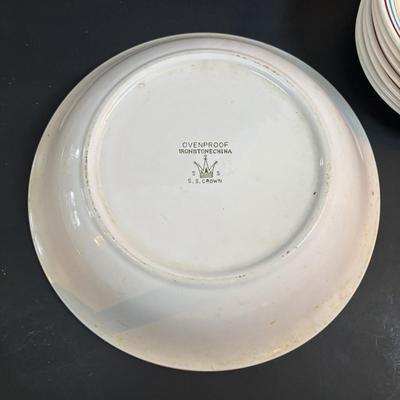 LOT 88: Vintage Kitchen Dishware Collection & Cookbooks