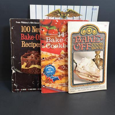 LOT 88: Vintage Kitchen Dishware Collection & Cookbooks
