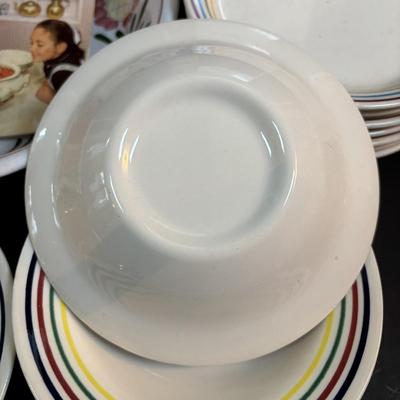 LOT 88: Vintage Kitchen Dishware Collection & Cookbooks