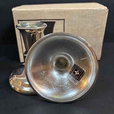 LOT 89: Sterling Silver Handled serving Utensil & Silver Plate Collection Plate Collection