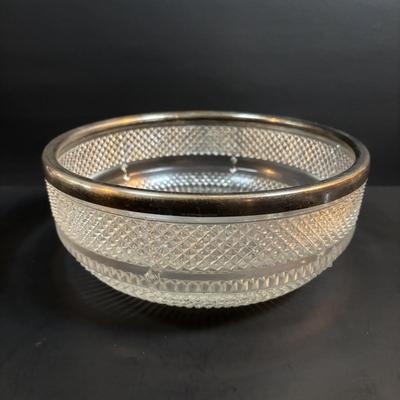 LOT 89: Sterling Silver Handled serving Utensil & Silver Plate Collection Plate Collection