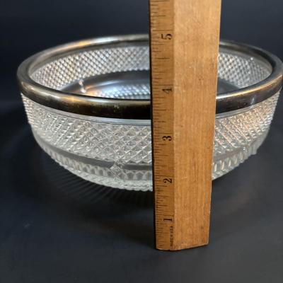 LOT 89: Sterling Silver Handled serving Utensil & Silver Plate Collection Plate Collection