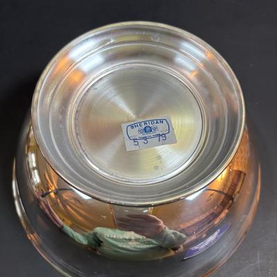 LOT 89: Sterling Silver Handled serving Utensil & Silver Plate Collection Plate Collection