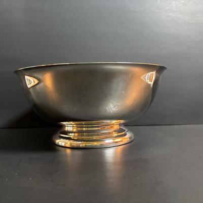 LOT 89: Sterling Silver Handled serving Utensil & Silver Plate Collection Plate Collection