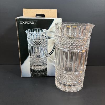 LOT 91: Floral Frosted Glasses, Vintage Plastic Party Picks, cut Crystal, Flintstone Mug, Cruets and More