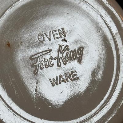 LOT 94: Vintage Kitchen & More: Fire King, Ecko, Pyrex, Buffalo China etc.