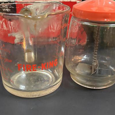 LOT 94: Vintage Kitchen & More: Fire King, Ecko, Pyrex, Buffalo China etc.