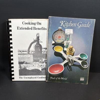 LOT 95: Vintage Indiana Glass "Tree Bark" Glasses, Inarco Fruit Cookie Jar & Creamer, Enamelware Teapot, Pyro-O-Rex,...