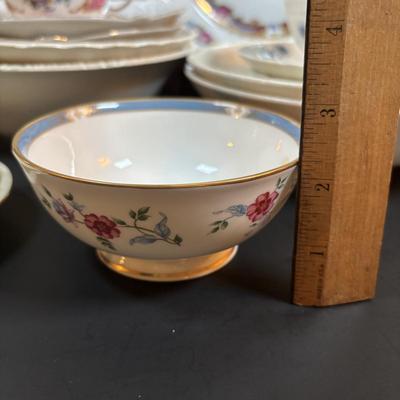 LOT 97: Vintage Teacups & China Collection: Royal Albert, Delft Made in Holland, Depos Limoges, Homer Laughlin, Lenox, Made in...