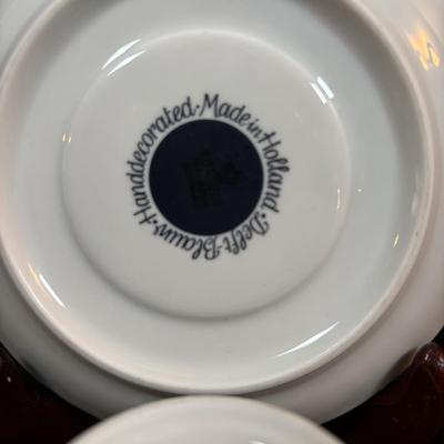 LOT 97: Vintage Teacups & China Collection: Royal Albert, Delft Made in Holland, Depos Limoges, Homer Laughlin, Lenox, Made in...