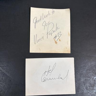 LOT 104: Philadelphia Eagles Memorabilia: Trading Cards, Team Photo, Glasses, 1977 Discover Magazine, Ticket Stub, Autograph's &...