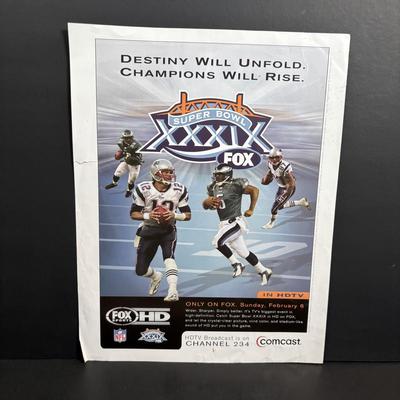 LOT 104: Philadelphia Eagles Memorabilia: Trading Cards, Team Photo, Glasses, 1977 Discover Magazine, Ticket Stub, Autograph's &...